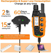 AvviKro Remote Dog Training Collar – 3300ft, 1 or 2 Dogs