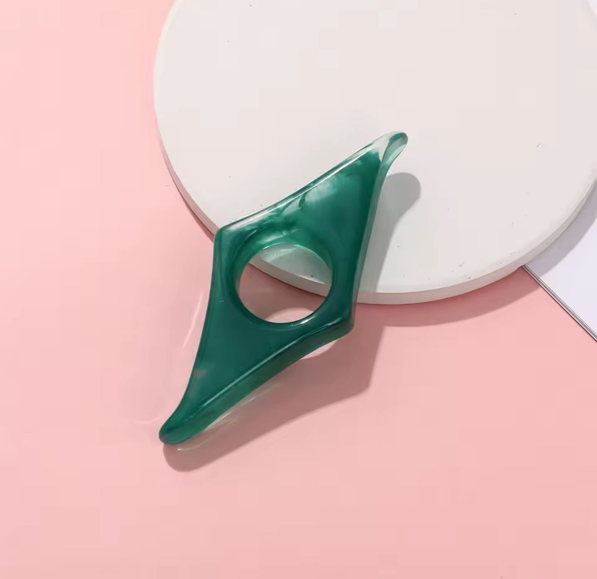 Geometric Acrylic Thumb Book Support Creative Reading Auxiliary Bookmarks Page Holder School Student Supplies Stationery Gifts