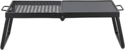 22.4-Inch Folding Steel Campfire Grill & Griddle