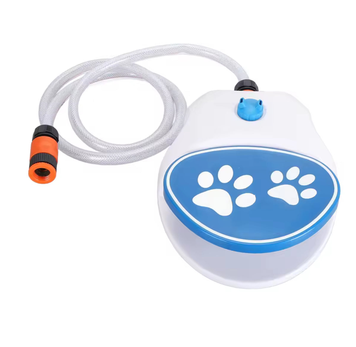 Paw-Activated Outdoor Dog Water Fountain with Hose