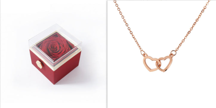 Hidden Necklace Rose Gift Box – 9 Colour Combinations
