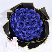 DIY Glitter Rose Bouquet Kit – 24 Artificial Roses