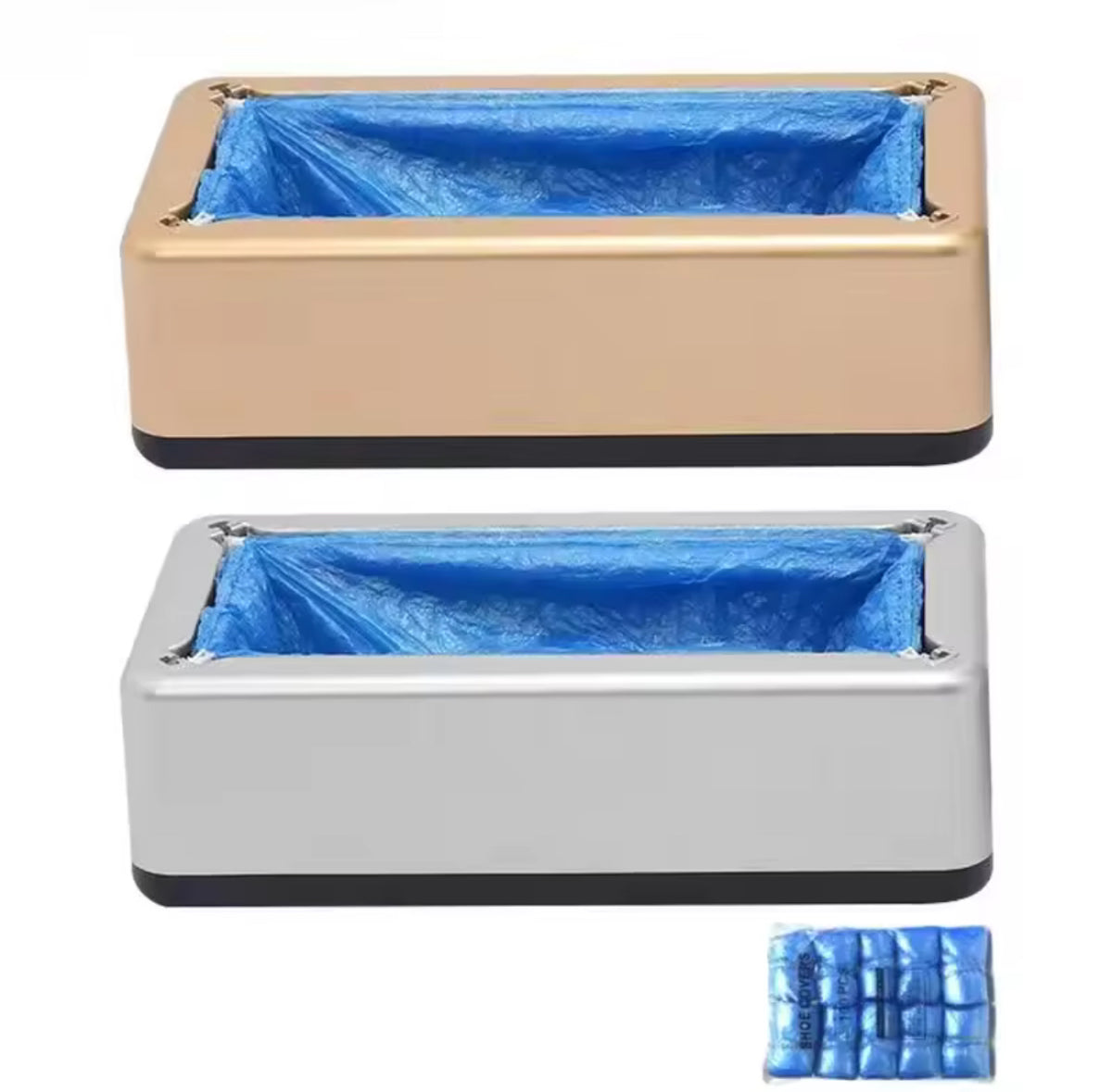 Hands-Free Shoe-Cover Dispenser with 100 Disposable Covers