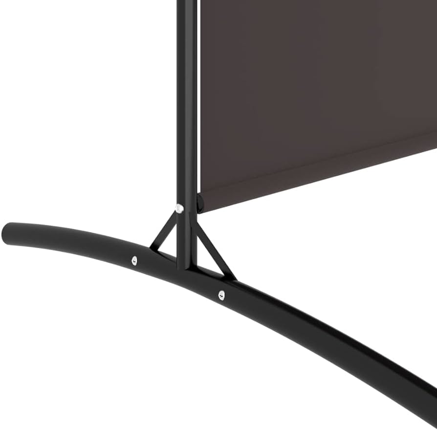 5-Panel Fabric Room Divider with Iron Frame – 4 Colours