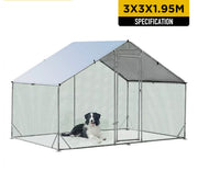 Large Outdoor Dog Kennel & Playpen Enclosure