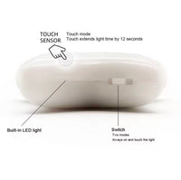 Touch-Activated LED Handbag Light with Clip – 3 Shapes