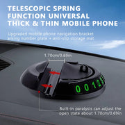 2-in-1 Anti-Slip Dashboard Mat with Rotating Phone Mount