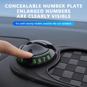 2-in-1 Anti-Slip Dashboard Mat with Rotating Phone Mount
