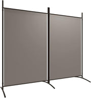 175 × 180 cm 2-Panel Folding Fabric Room Divider – 3 Colours