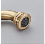 Antique Brass Single-Lever Bathroom Basin Mixer Tap