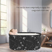 Large Foldable Adult Soaking Tub with Cover – 109 cm