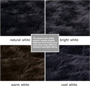 60 × 180 cm Pink Faux-Sheepskin Fur Runner