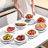 Rotating Dining Table Tray Food Serving Lazy Susan Tray Rotating Meal Tray Food Serving Turntable For Home Restaurant Kitchen