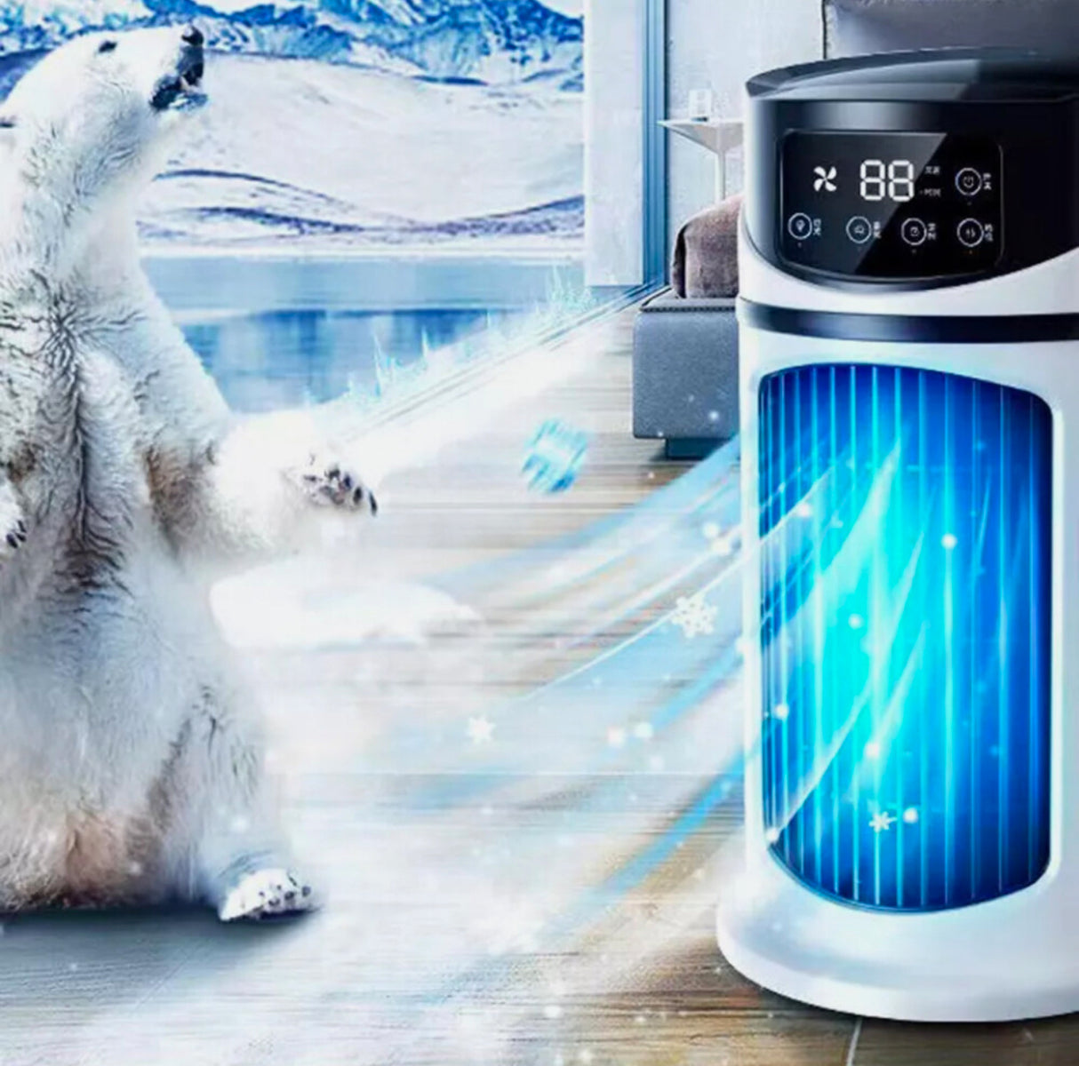 Portable Mini Air Conditioner Cooler Fan Water Cooling Conditioning Air AUS