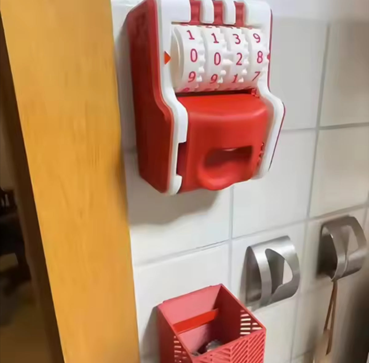 Wall-Mounted Bottle Opener with Cap Counter