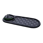 2-in-1 Anti-Slip Dashboard Mat with Rotating Phone Mount