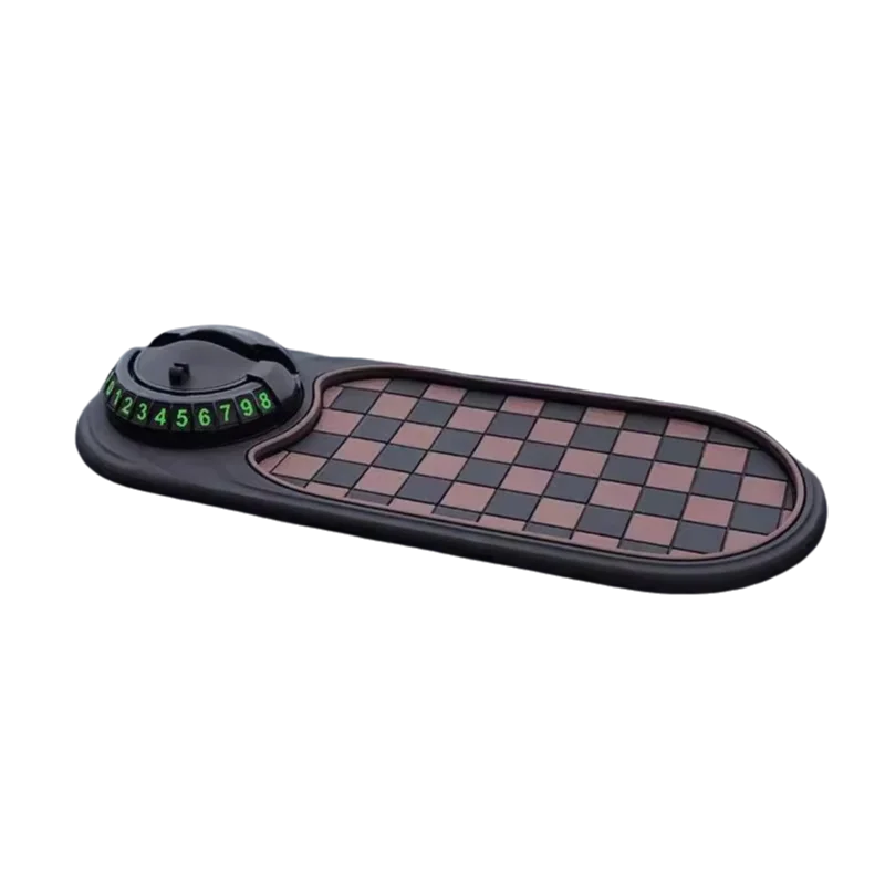 2-in-1 Anti-Slip Dashboard Mat with Rotating Phone Mount