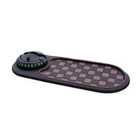2-in-1 Anti-Slip Dashboard Mat with Rotating Phone Mount
