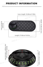 2-in-1 Anti-Slip Dashboard Mat with Rotating Phone Mount