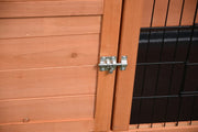 91.5 cm Wooden Small Animal Hutch with Run & Pull-Out Tray