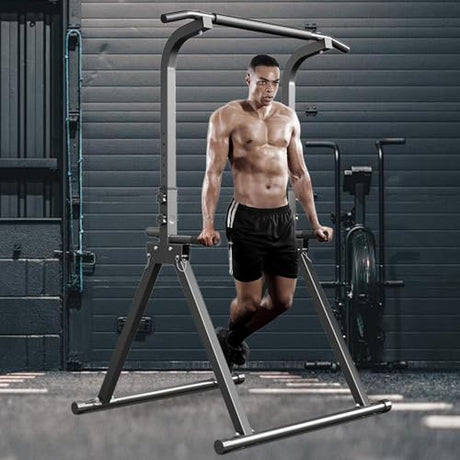 Foldable Pull Up Bar Free Standing Power Tower
