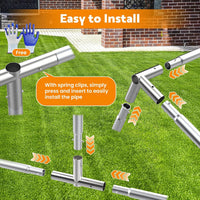 5 x 1 x 1.5 m walk-in metal chicken coop image 6