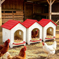 Three-piece chicken nesting box set image 8