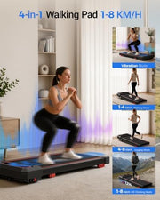 12% Incline Walking Pad Treadmill – 2.75/3.0 HP
