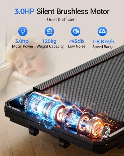 12% Incline Walking Pad Treadmill – 2.75/3.0 HP