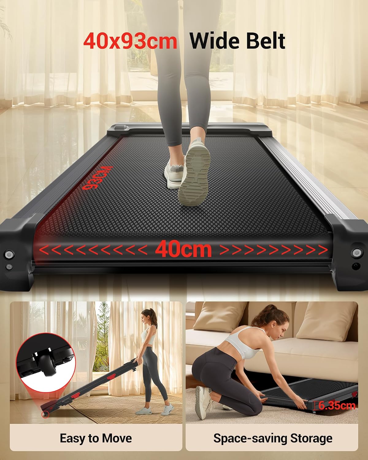 12% Incline Walking Pad Treadmill – 2.75/3.0 HP
