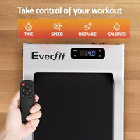 Everfit 3 in 1 walking pad treadmill white - image 7