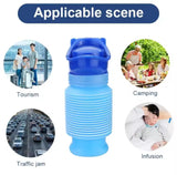 750ml Outdoor Portable Car Urinal Telescopic Squat-free Female Boys And Children Travel Camping Hiking Emergency Urinal Foldable