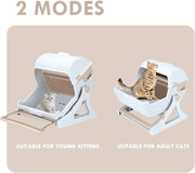 Semi-Automatic Cat Litter Box with Drawer – 48.5 × 25.5 × 55 cm