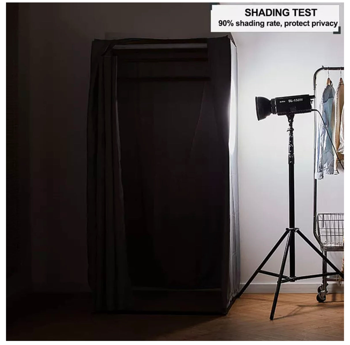 Clothing Store Fitting Room Privacy Protect Portable Dressing Room with Curtain