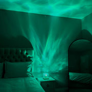 16-Colour Aurora & Ocean Ripple Cube Lamp – Rechargeable