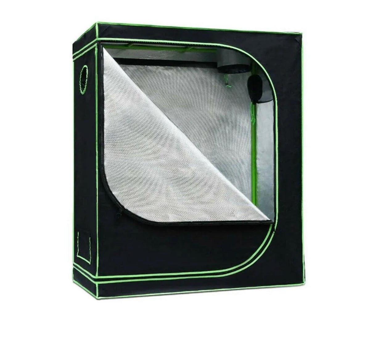 Reflective 600D Grow Tent – 120 × 120 cm or 240 × 120 cm