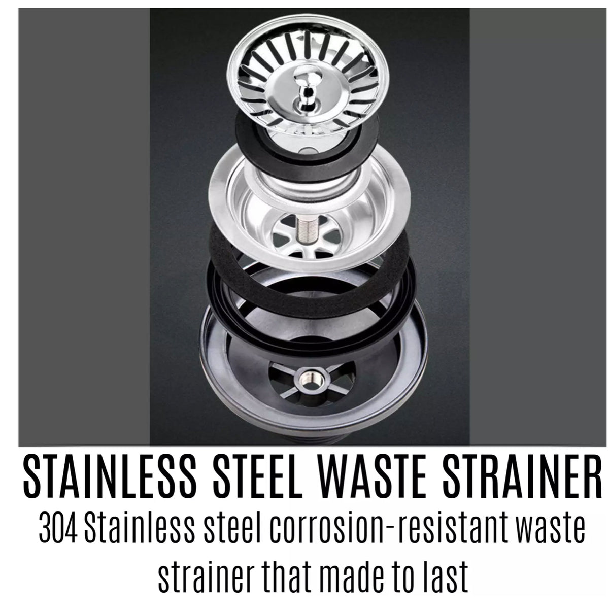 770 × 450 mm Nano-Black Double-Bowl Stainless-Steel Sink