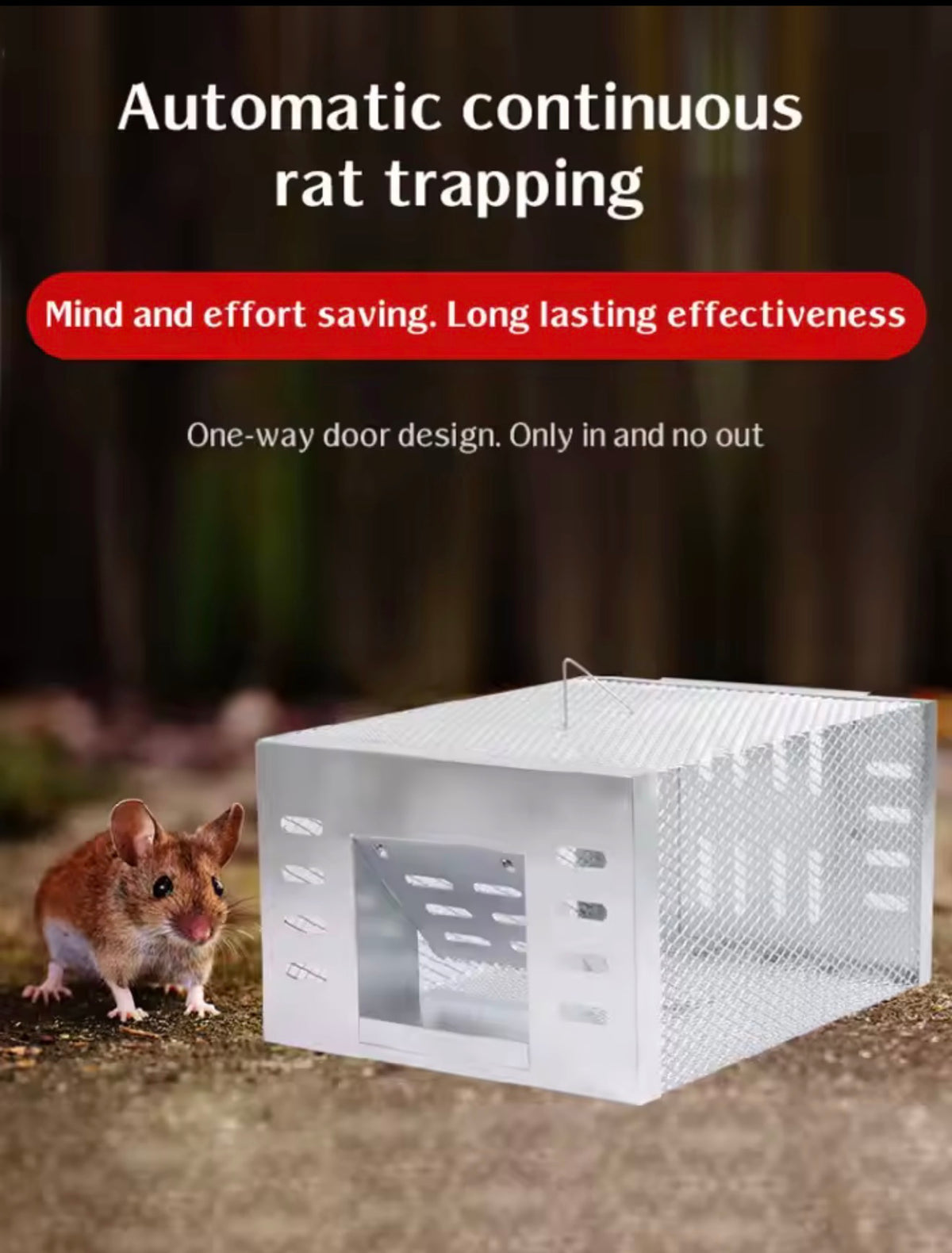 Reusable Semi-Automatic Mouse Trap