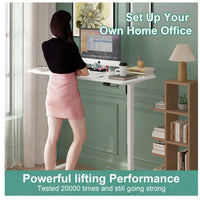 Standing Desk Electric Adjustable Height Sit Stand Workstation 120cm