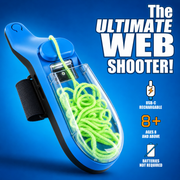 Web Shooter - Rope Launcher Wristband Toy,  Automatic Recoil Flying String Shooter with Night Glow