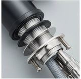 Solid Brass WELS Kitchen Mixer Tap Sink Pull-Out Faucet 360° Swivel Spout Black