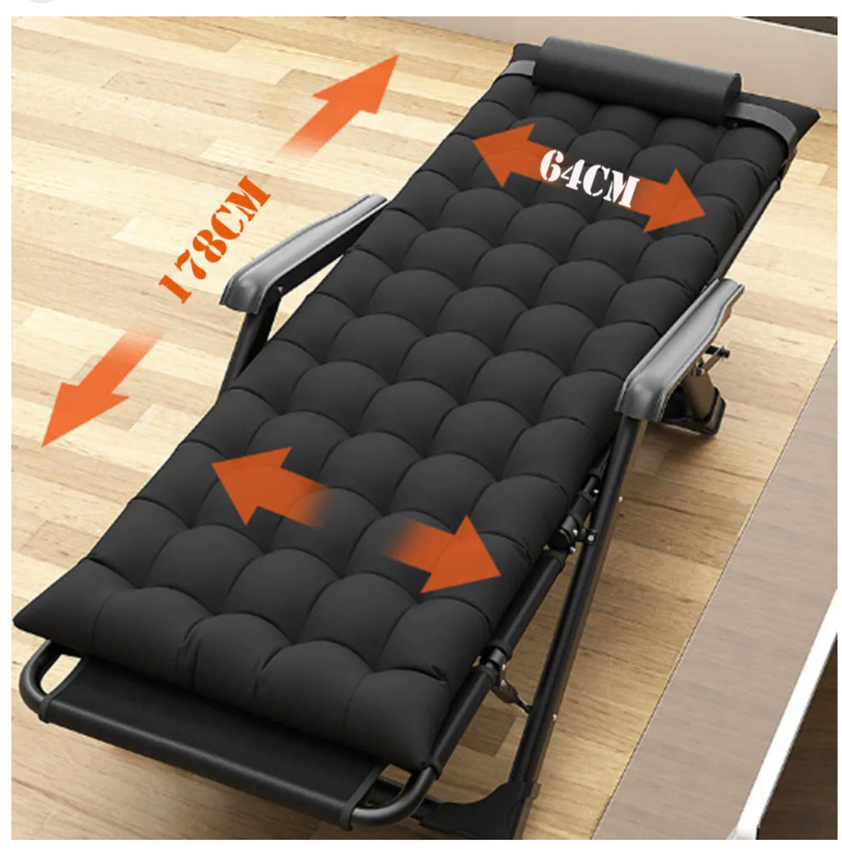 3-in-1 Folding Outdoor Lounger – Up to 150 kg