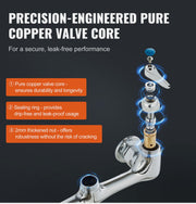 47-Inch Commercial Wall-Mount Pre-Rinse Faucet