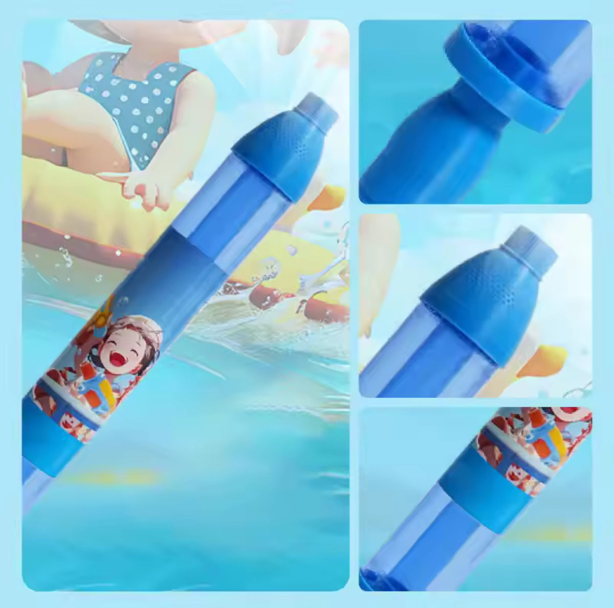 Firework-Pattern Mini Water Spray Toy – 3 Colours