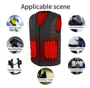 5V USB Heated Vest – 6 Sizes, Battery Not Included