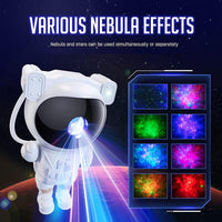 Astronaut Galaxy Projector Night Light with Remote & Timer