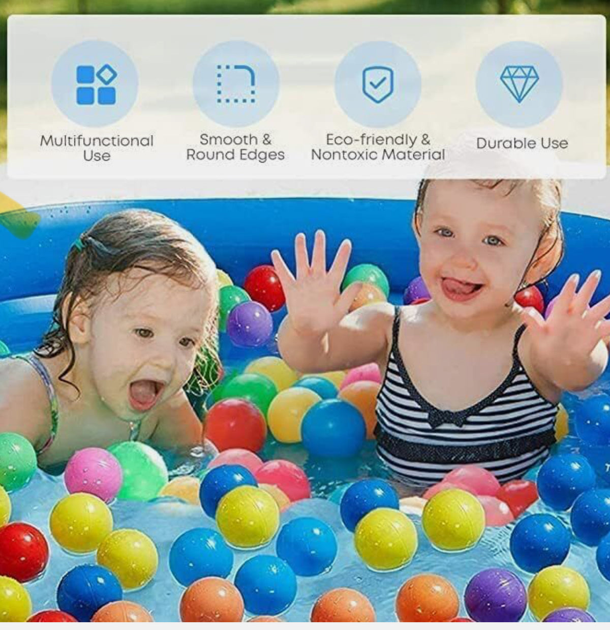 260 cm Inflatable Backyard Paddling Pool