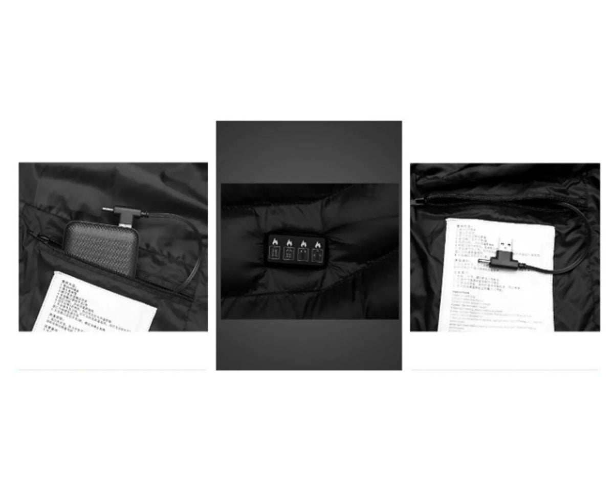 5V USB Heated Vest – 6 Sizes, Battery Not Included