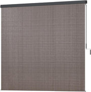 3 × 2.5 m Manual Outdoor Roller Blind – Brown