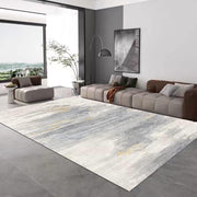 Modern Abstract Washable Short-Pile Area Rug